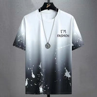 Men's 2025 Summer Printed Sports Basketball Set – Polyester Short Sleeve T-Shirt & Shorts