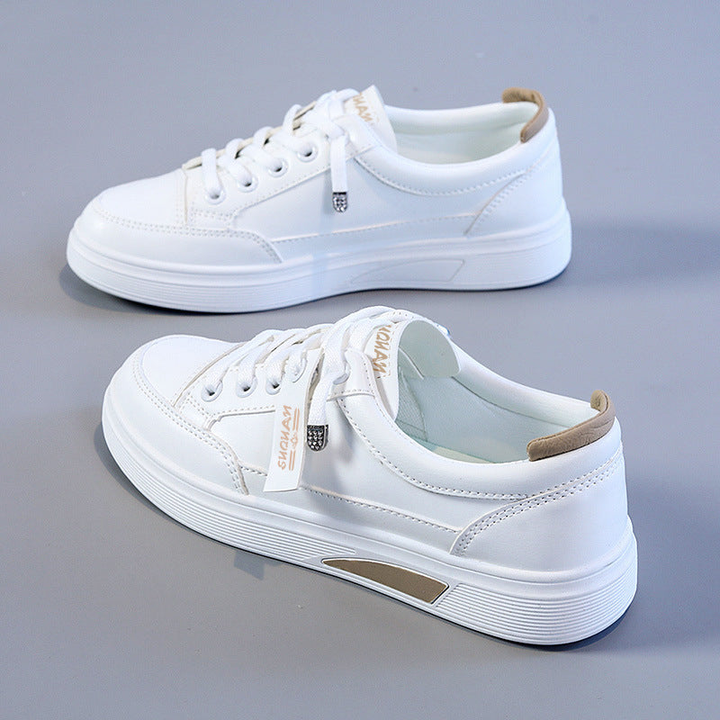 Student Athletic Running Leather-uppers Breathable Casual Shoes