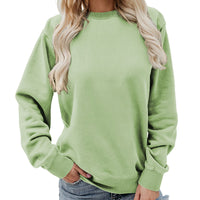 Women's Fashion Round-Neck Casual Loose Sweatshirt