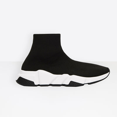 Europe Station Paris High Top Stretch Socks Shoes