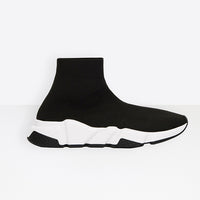 Europe Station Paris High Top Stretch Socks Shoes