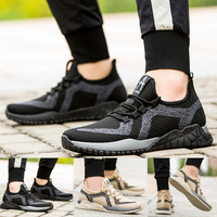Breathable casual flying knit shoes
