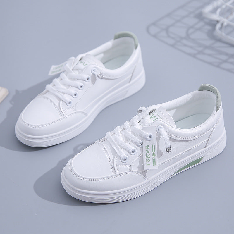 Student Athletic Running Leather-uppers Breathable Casual Shoes