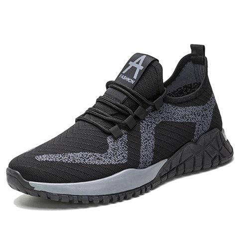Breathable casual flying knit shoes