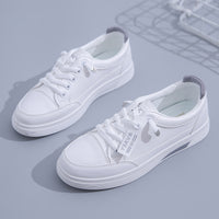 Student Athletic Running Leather-uppers Breathable Casual Shoes