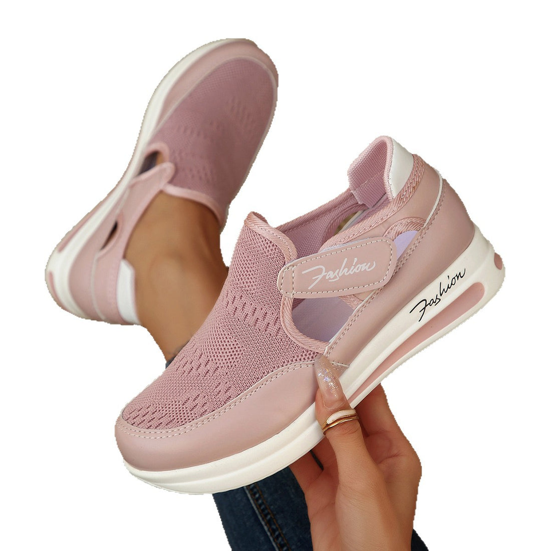 Breathable Velcro Casual Women's Shoes