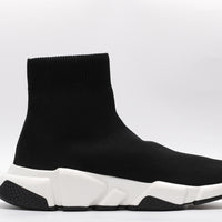 Europe Station Paris High Top Stretch Socks Shoes