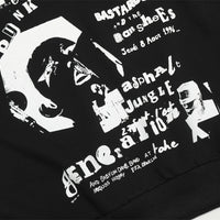 Fashion Printing Hooded Loose Sweater Men